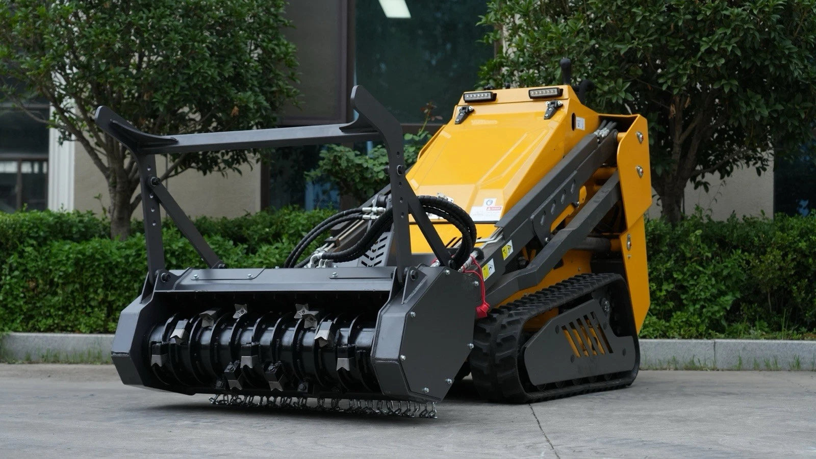 MM46 Mini Skid Steer Drum Forestry Mulcher Attachment